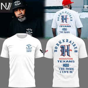 Houston Texans Houston The Town I Live In 3D T-Shirt