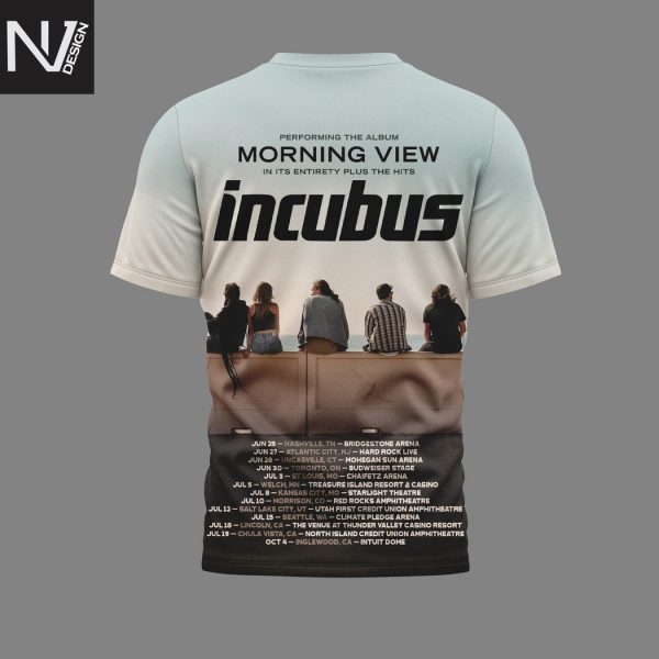 Incubus Morning View 3D T-Shirt