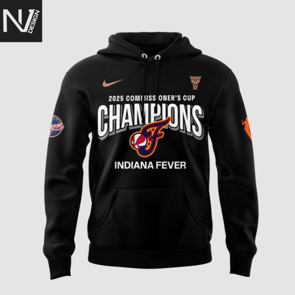Indiana Fever 2025 WNBA Commissioner Cup Champions Now You Know Hoodie