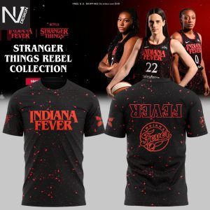 Indiana Fever Stranger Things Rebel Swingman 3D T-Shirt