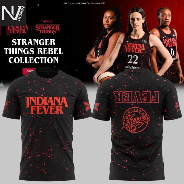 Indiana Fever Stranger Things Rebel Swingman 3D T-Shirt