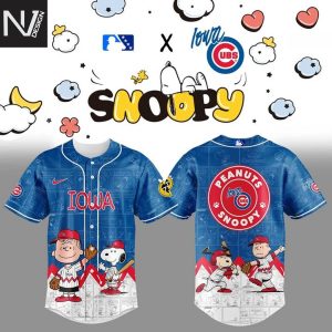 Iowa Cubs x Peanuts Snoopy Baseball Jersey