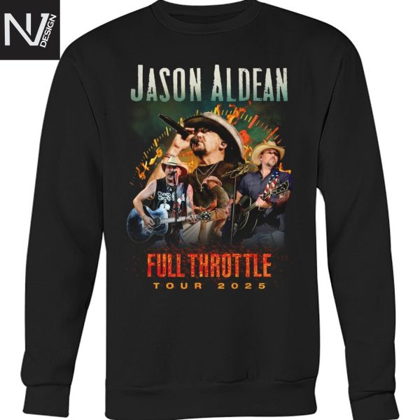 Jason Aldean Full Throttle Tour 2025 Unisex T-Shirt