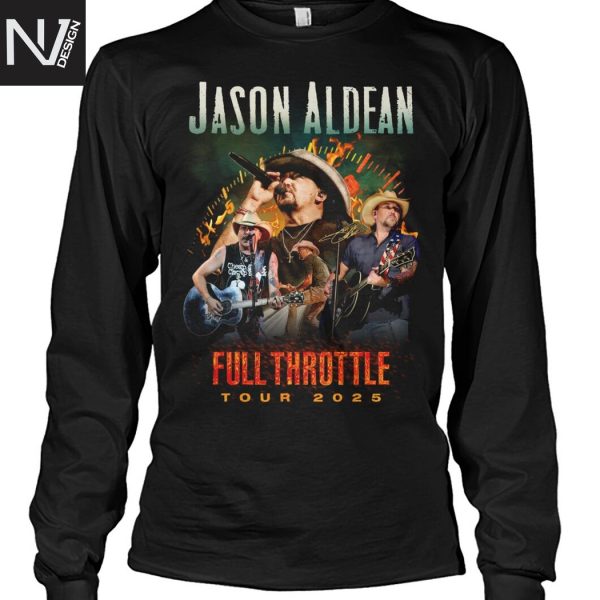 Jason Aldean Full Throttle Tour 2025 Unisex T-Shirt