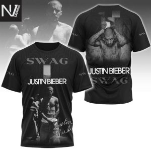 Justin Bieber Swag Signature 3D T-Shirt
