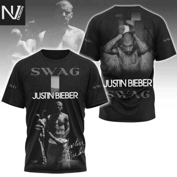 Justin Bieber Swag Signature 3D T-Shirt