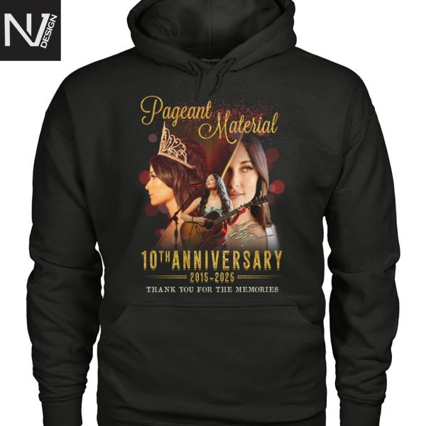 Kacey Musgraves Pageant Material 10th Anniversary 2015-2025 Signature Thank You For The Memories Unisex T-Shirt