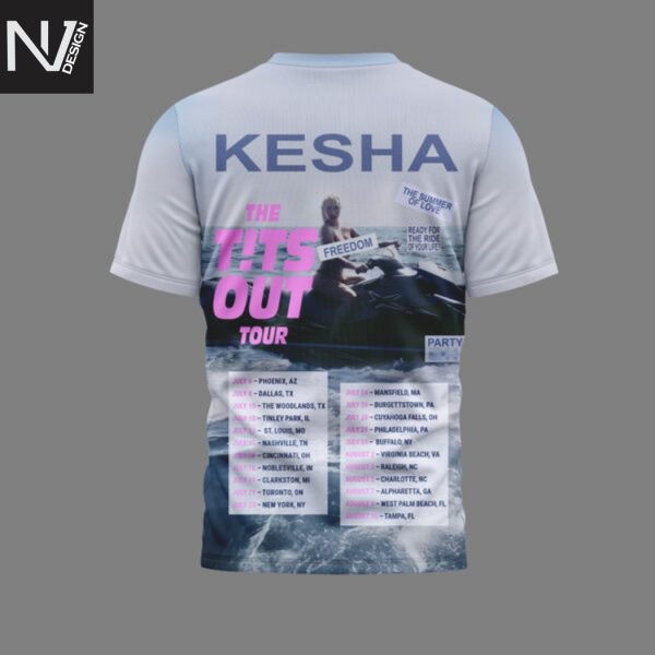 Kesha The Tits Out Tour 3D T-Shirt