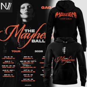 Lady Gaga The Mayhem Ball 2025 Tour Hoodie
