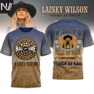 Lainey Wilson Country Music Hall Of Fame And Museum Nashville 3D T-Shirt