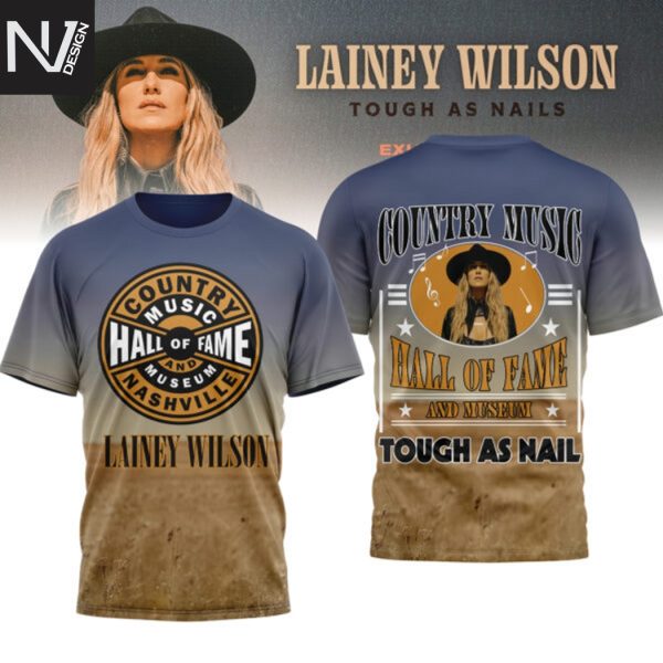 Lainey Wilson Country Music Hall Of Fame And Museum Nashville 3D T-Shirt