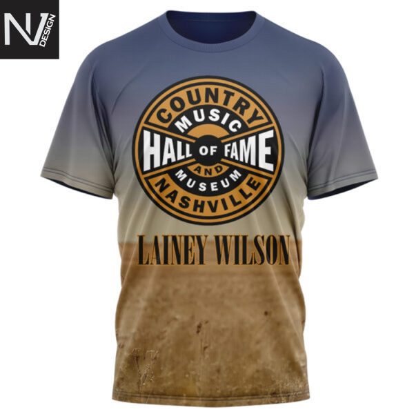 Lainey Wilson Country Music Hall Of Fame And Museum Nashville 3D T-Shirt