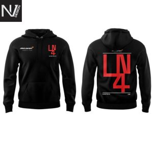 Lando Norris LN4 Black Hoodie