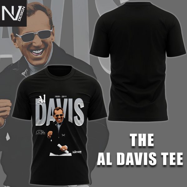 Las Vegas Raiders AL Davis 1929-2011 Signature Unisex T-Shirt