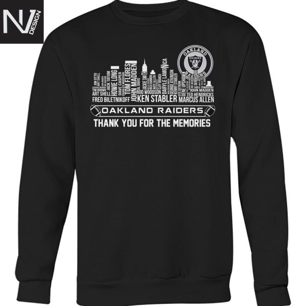 Las Vegas Raiders Thank You For The Memories Unisex T-Shirt