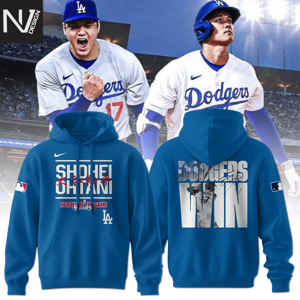 Los Angeles Dodgers Shohei Ohtani Heroes Of The Game Signature Hoodie Los Angeles Dodgers Shohei Ohtani Heroes Of The Game Signature Hoodie