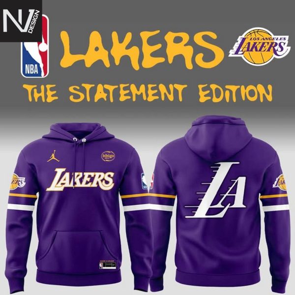 Los Angeles Lakers 2025 Purple Hoodie