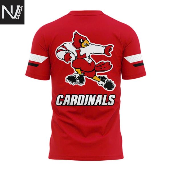 Louisville Cardinals 2025 For The Ville Louisville Football 3D T-Shirt