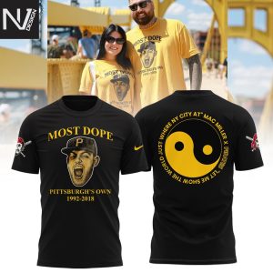 Mac Miller Most Dope x Pittsburgh Pirates Pittsburgh Own 3D T-Shirt