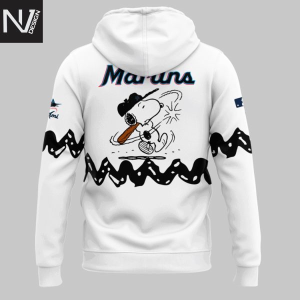 Miami Marlins Peanuts Night 2025 Hoodie