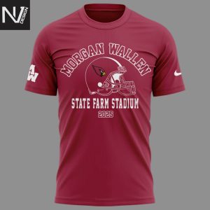 Morgan Wallen x Arizona Cardinals 2025 Im The Froblem Tour 3D T-Shirt