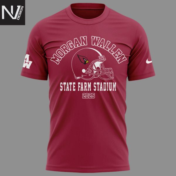 Morgan Wallen x Arizona Cardinals 2025 Im The Froblem Tour 3D T-Shirt
