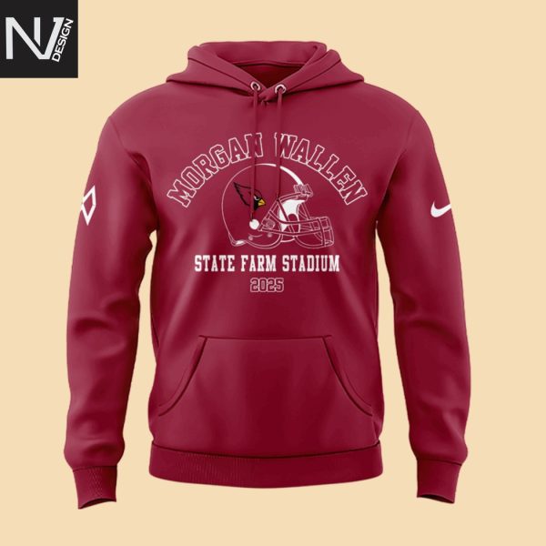 Morgan Wallen x Arizona Cardinals 2025 Im The Problem Tour State Farm Stadium Hoodie