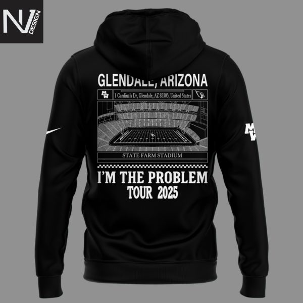 Morgan Wallen x Arizona Cardinals Im The Problem Tour 2025 Hoodie