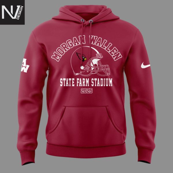 Morgan Wallen x Arizona Cardinals Im The Problem Tour 2025 Hoodie – Red