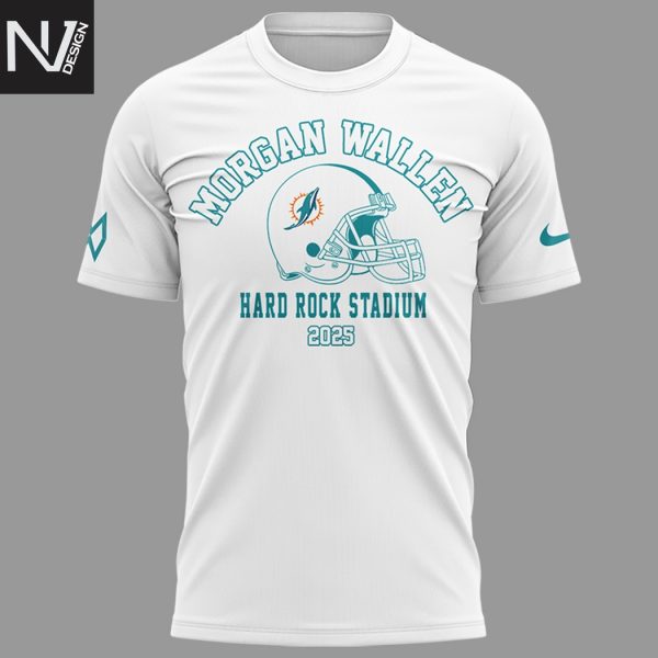 MW – Miami Dolphins Im The Problem Tour 3D T-Shirt – White