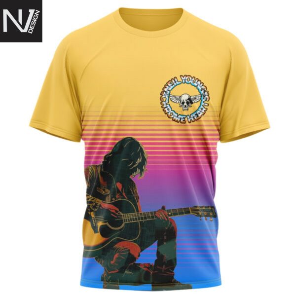 Neil Young Hyde Park London 2025 3D T-Shirt
