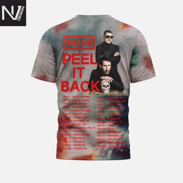 Nine Inch Nails Peel It Back Tour 3D T-Shirt