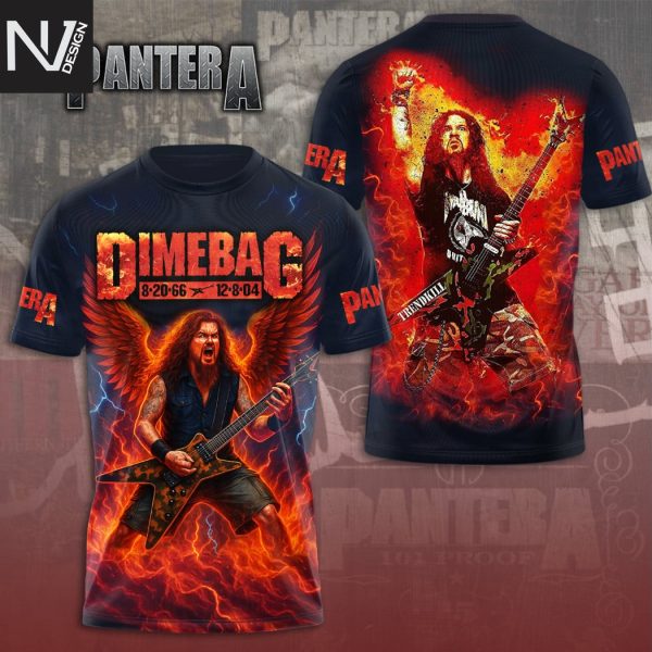 Pantera Dimebag 1966-2004 3D T-Shirt