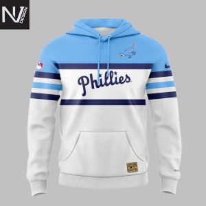 Philadelphia Phillies Shop Grey Blue Jay Logo 40s Hoodie