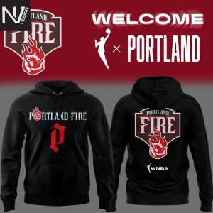 Portland Fire WNBA Welcome Black Hoodie