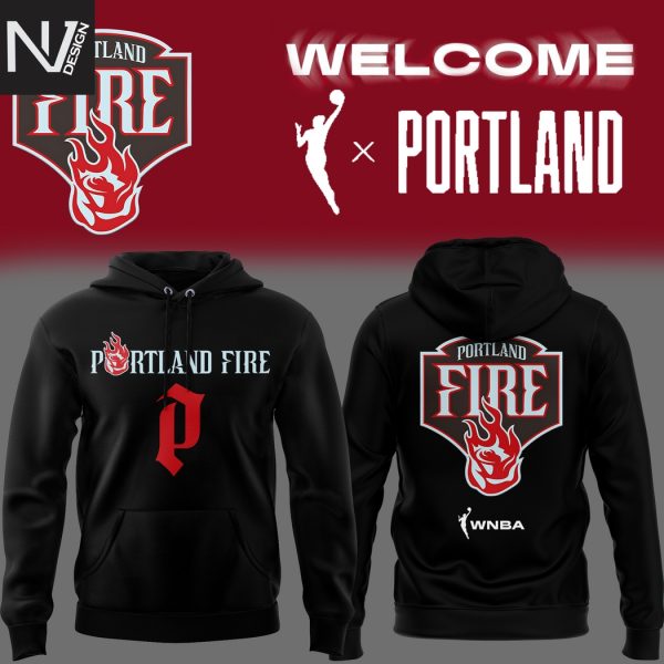 Portland Fire WNBA Welcome Black Hoodie