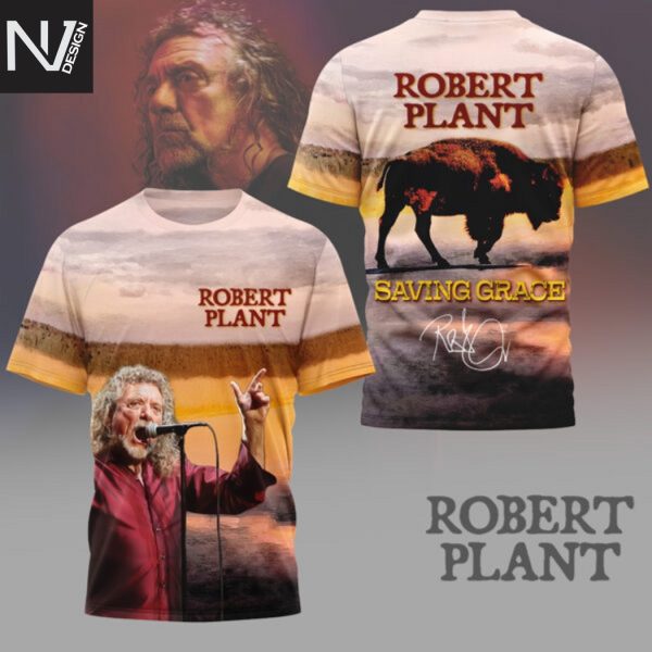 Robert Plant Saving Grace Signature 3D T-Shirt