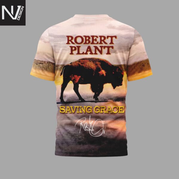 Robert Plant Saving Grace Signature 3D T-Shirt
