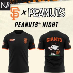 San Francisco Giants Peanuts Snoopy 3D T-Shirt