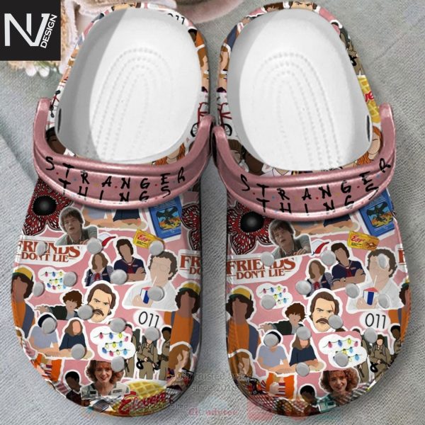 Stranger Things Friedns Dont Lie Crocs