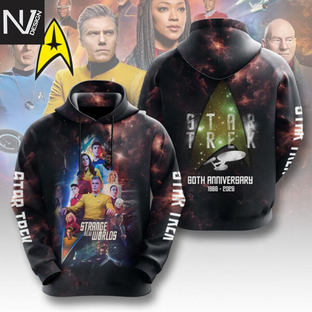 Strar Trek Strange New Worlds Hoodie Strar Trek Strange New Worlds Hoodie