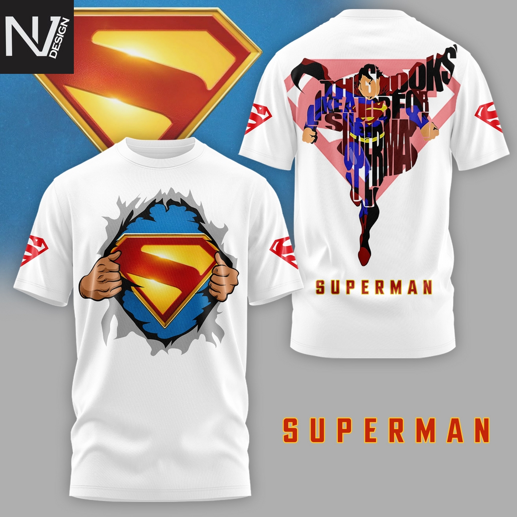 Superman 2025 3D T-Shirt Superman 2025 3D T-Shirt