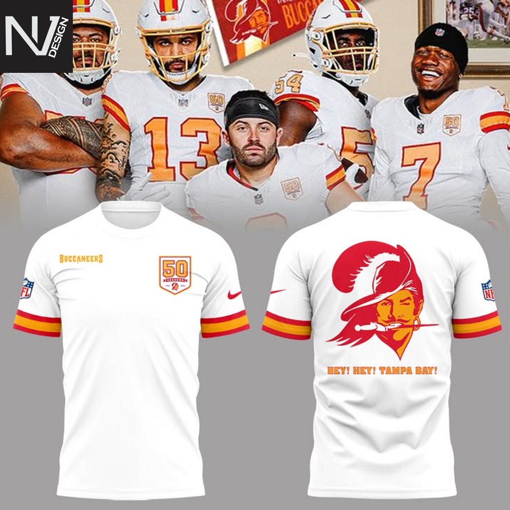 Tampa Bay Buccaneers Hey Hey Tampa Bay 3D T-Shirt Tampa Bay Buccaneers Hey Hey Tampa Bay 3D T-Shirt
