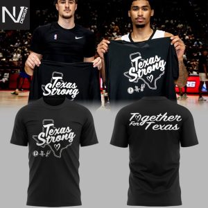 Texas Strong Together For Texas Black 3D T-Shirt