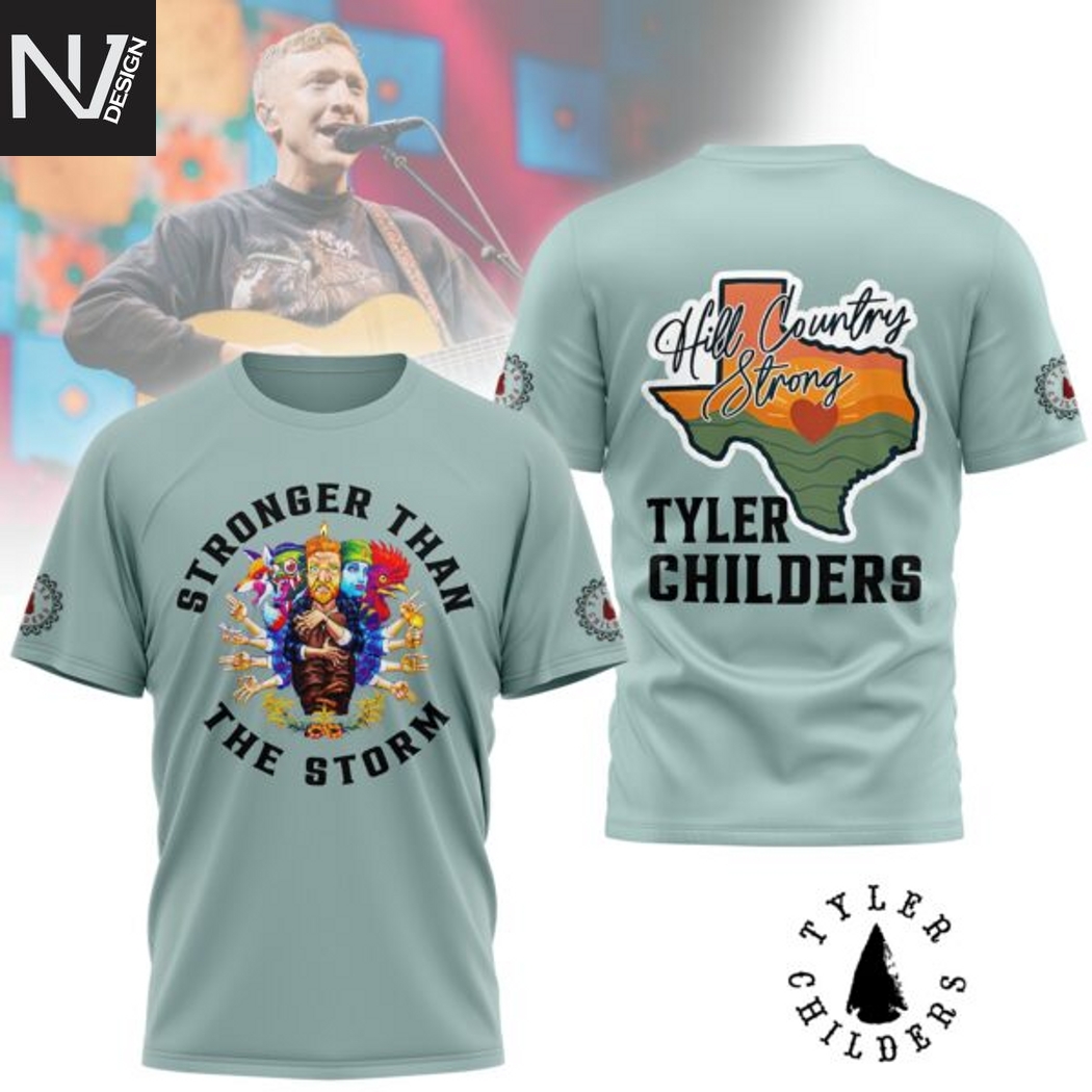 Tyler Childers Stronger Than The Storm 3D T-Shirt Tyler Childers Stronger Than The Storm 3D T-Shirt
