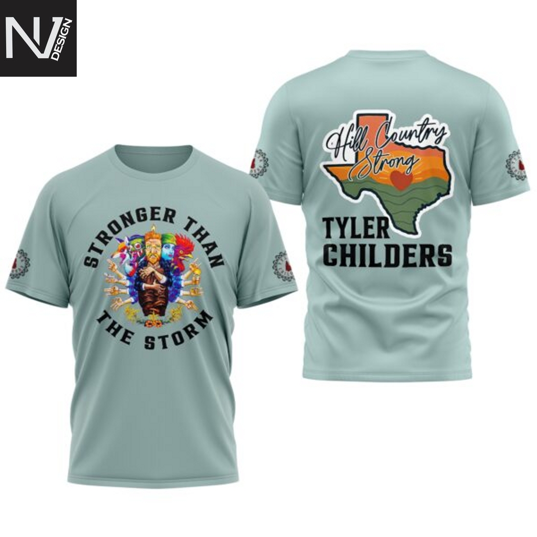 Tyler Childers Stronger Than The Storm 3D T-Shirt Tyler Childers Stronger Than The Storm 3D T-Shirt