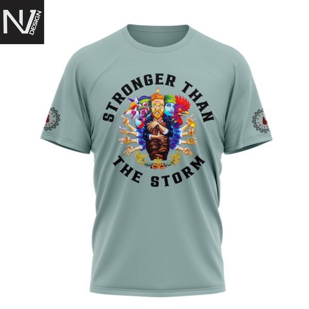 Tyler Childers Stronger Than The Storm 3D T-Shirt Tyler Childers Stronger Than The Storm 3D T-Shirt
