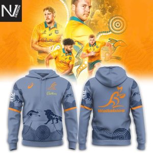 Wallabies Rugby Lions Tour Mens 2025 Hoodie