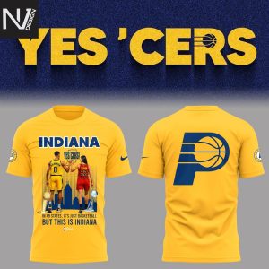 Yes Cer Indiana Pacers x Indiana Fever In 49 States, Its Just Basketball But This Is Indiana 3D T-Shirt