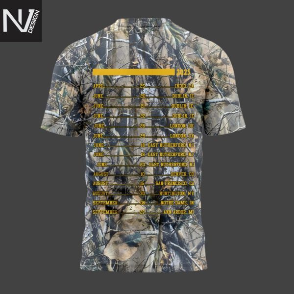 Zach Bryan The Quittin Time Tour 2025 3D T-Shirt